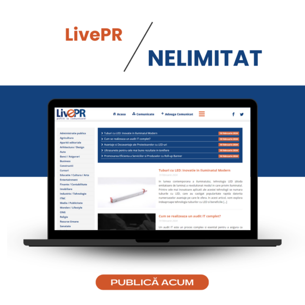 Pachet publicare nelimitată LivePR.ro